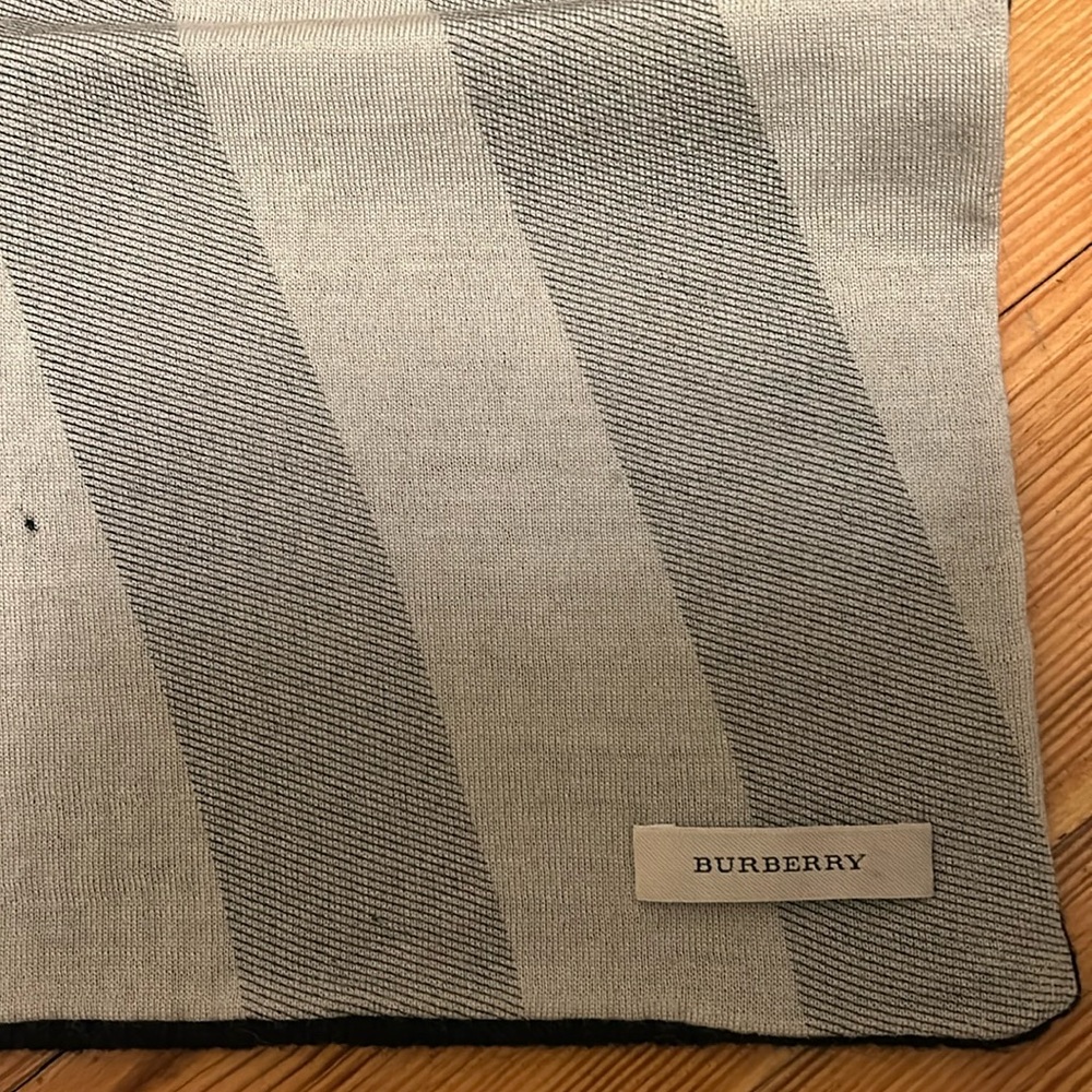 Cashmere reversible Burberry scarf